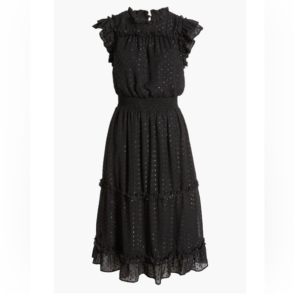 Smocked black dress - Picture 4 of 9